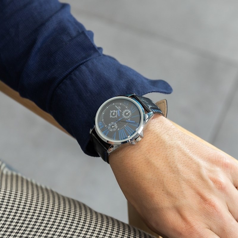 Magnifique Montre Homme Noir GIORGIO