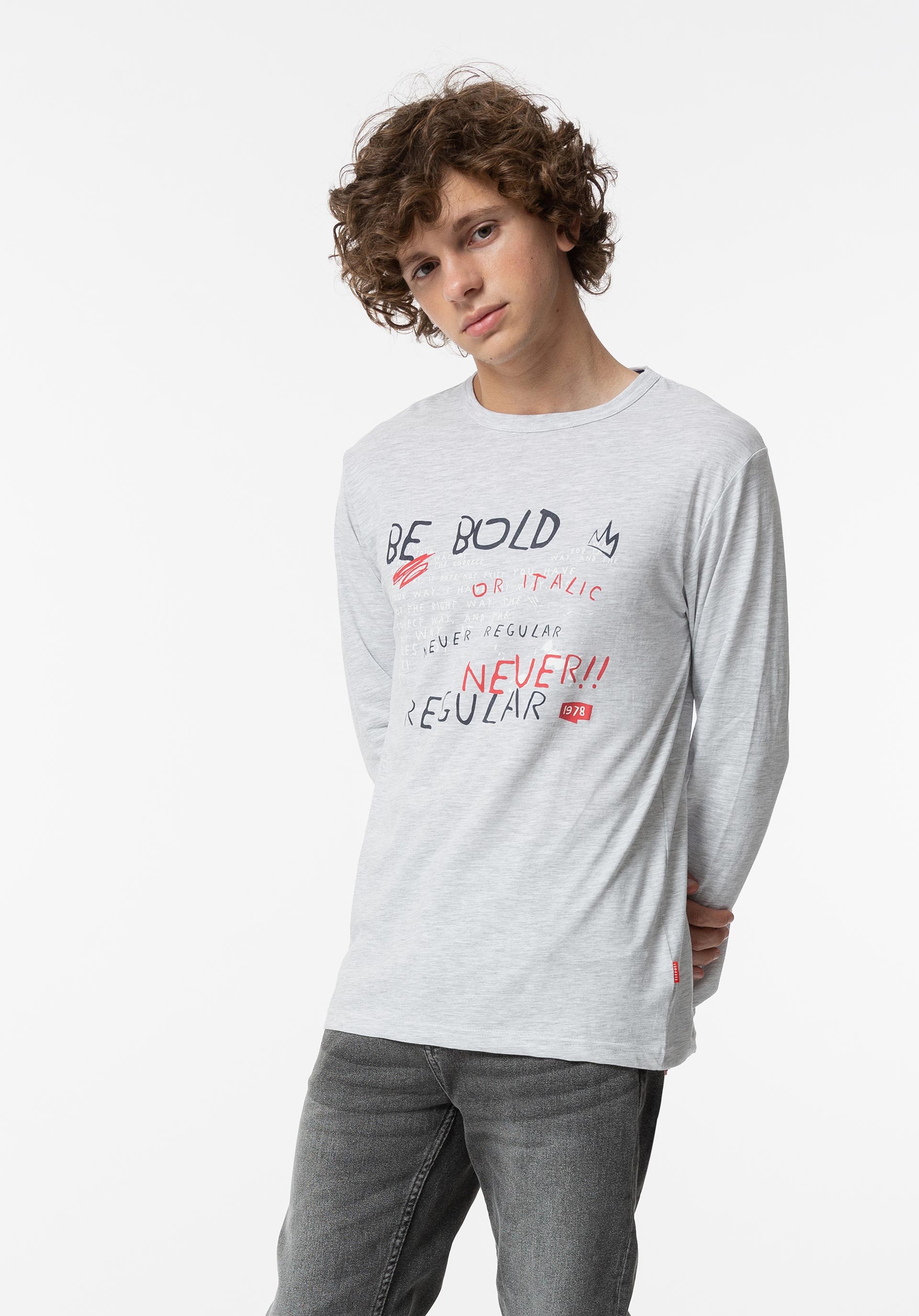 T-shirt com Estampado Frontal