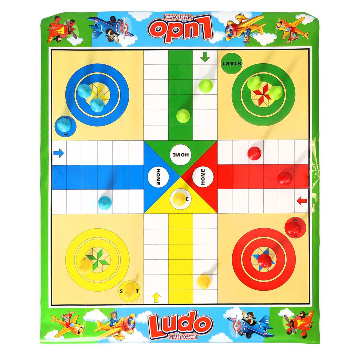 Snakes & Ludo Bordspel Dubbelzijdig