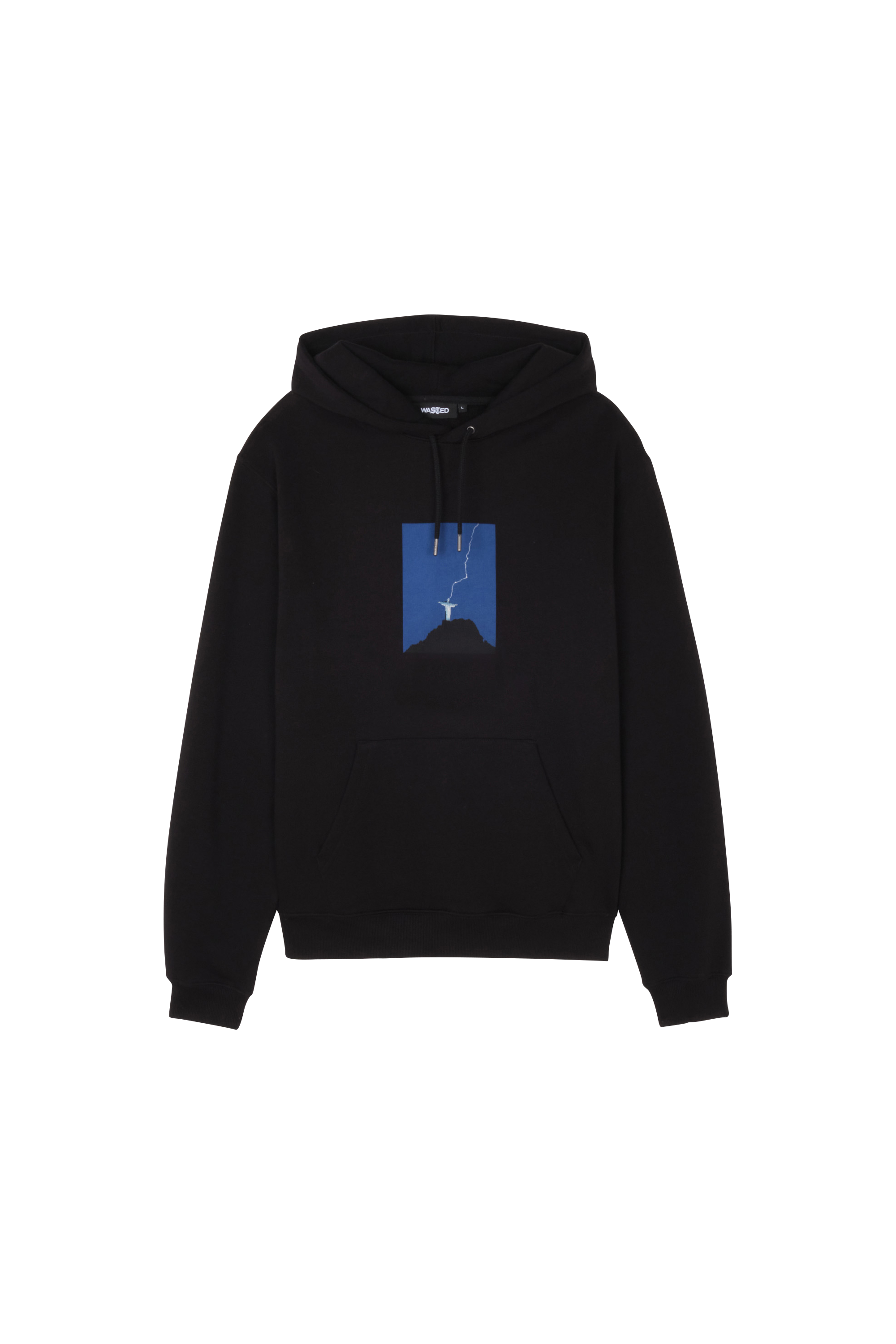 WASTED Hoodie Noir