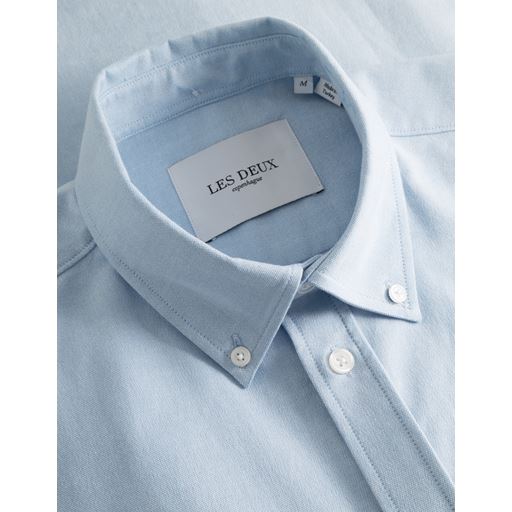 Les Deux Konrad Oxford Skjorte, Light Blue, L
