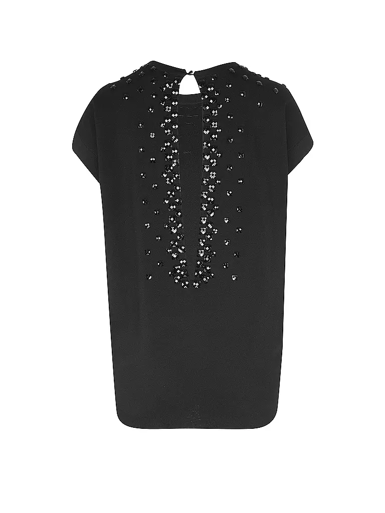 EMPORIO ARMANI Strickshirt schwarz