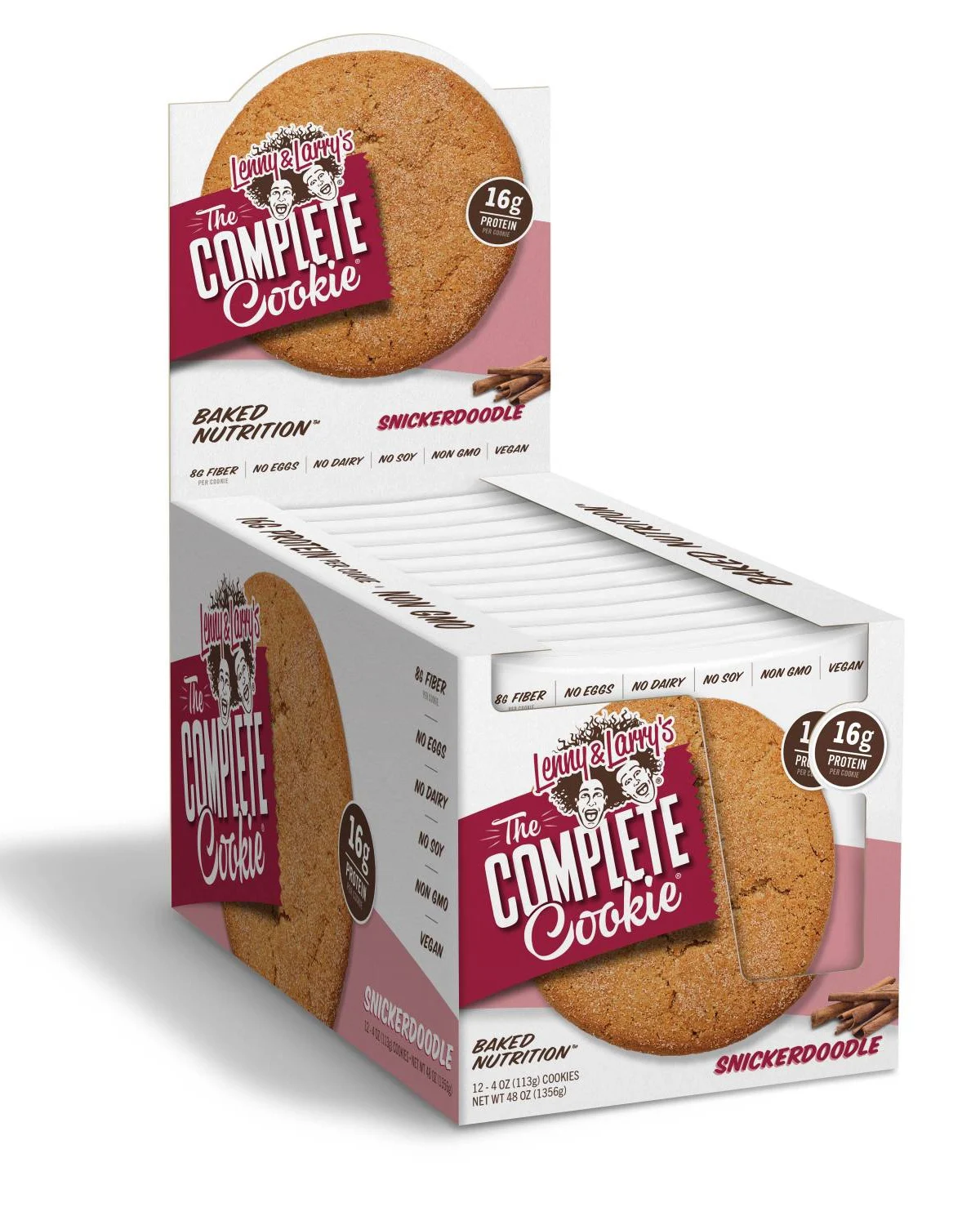 Lenny &amp; Larry Protein Cookie Snickerdoodle 12x113g