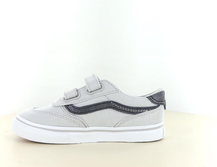 Vans Brooklyn LS Velcro Shimmer lunar rock