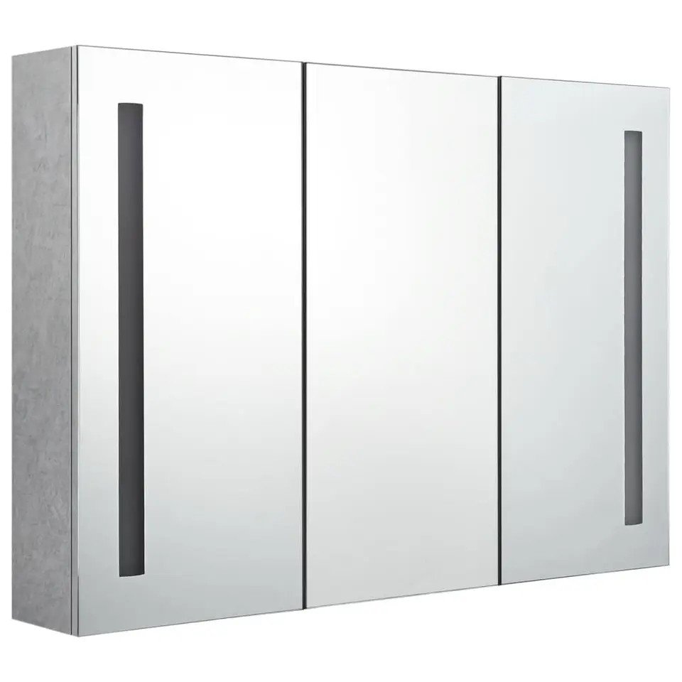 vidaXL - Badkamerkast - Grijs - MDF - 89 x 14 x 62 cm