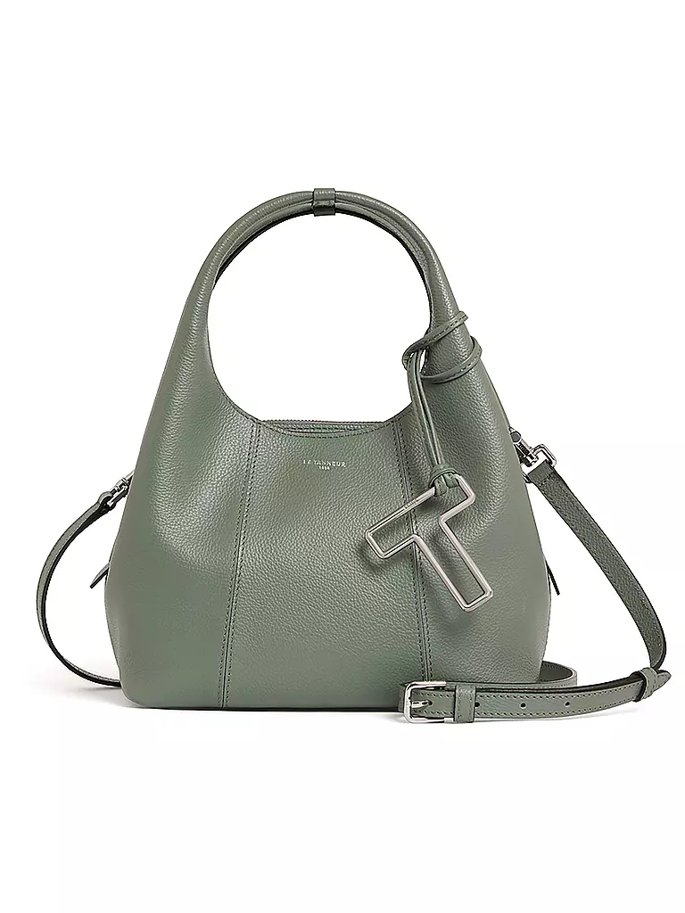 LE TANNEUR Ledertasche - Hobo Bag JULIETTTE Small olive