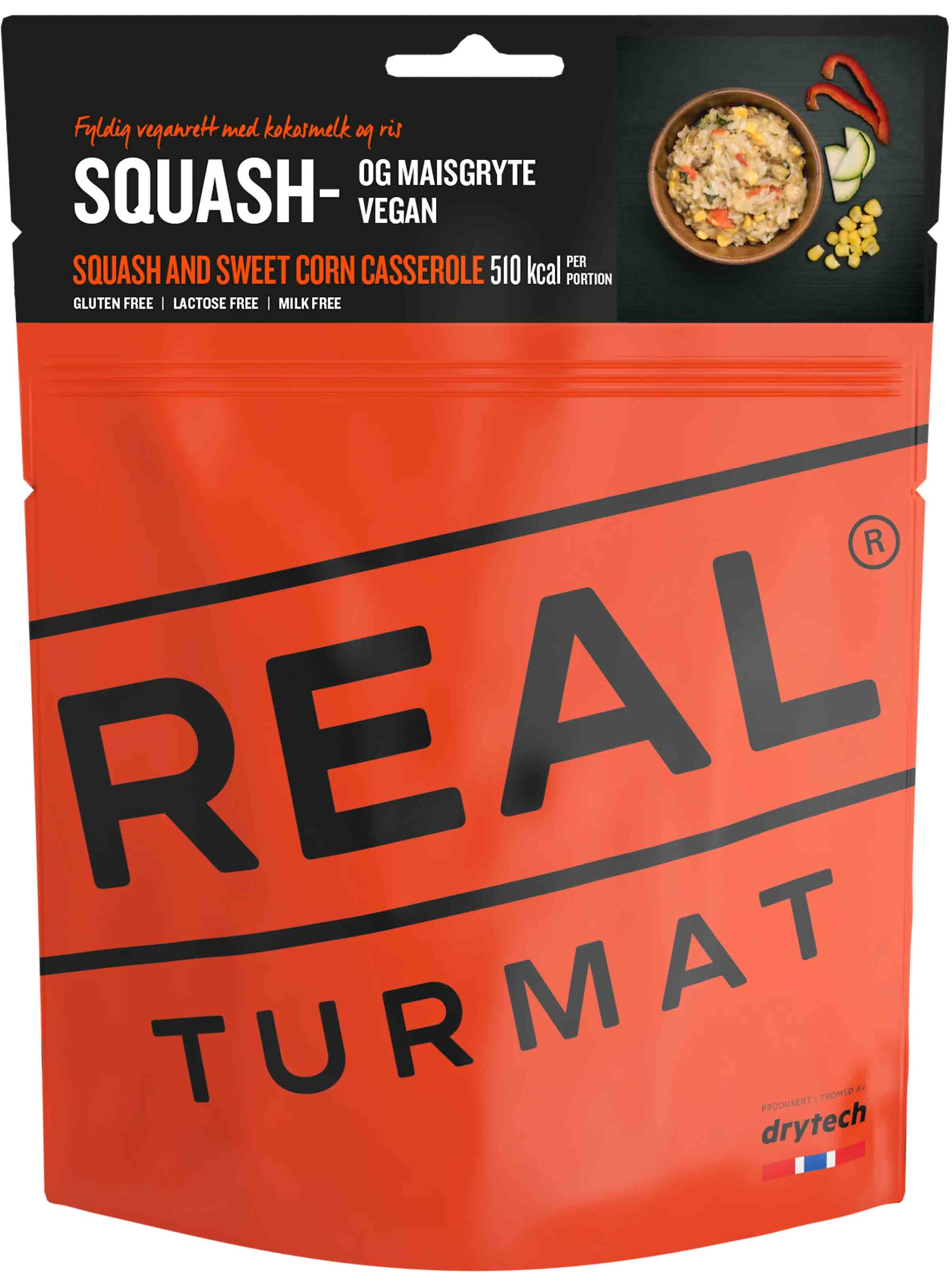 REAL Turmat Squash og Maisgryte - Vegansk