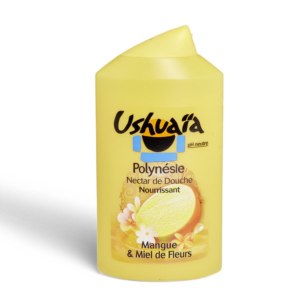 Gel douche Ushuaïa Polynésie nectar nourrissant mangue et miel 250ml