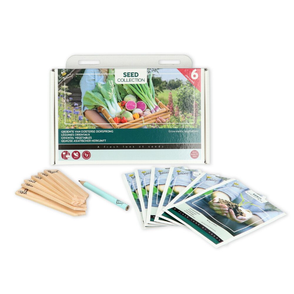 Buzzy Collection Kweekset 6 Groente Van Oosterse Oorsprong1 set