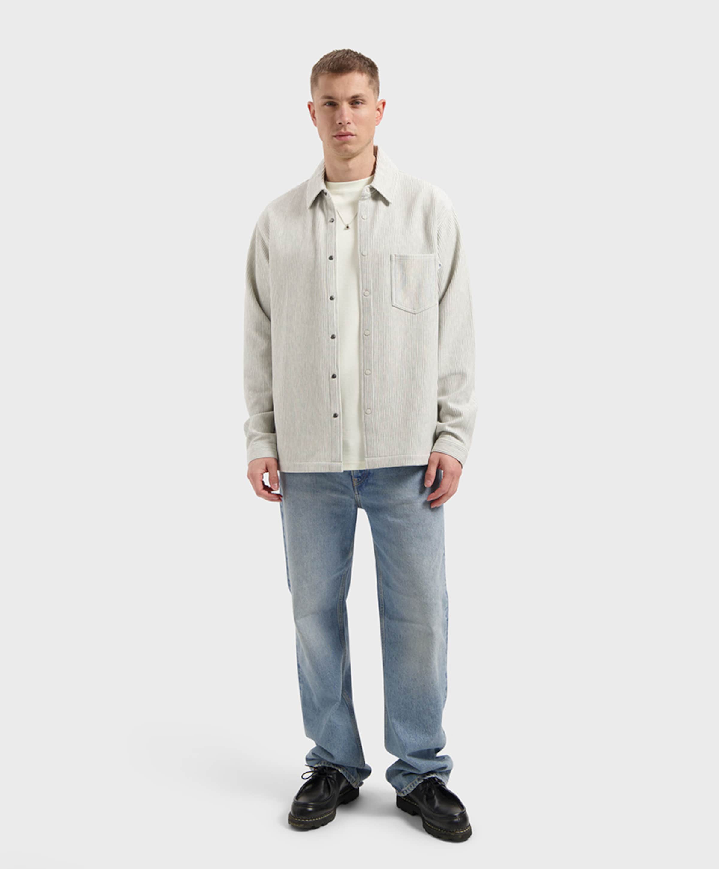 Law of the Sea Heren overshirt beige