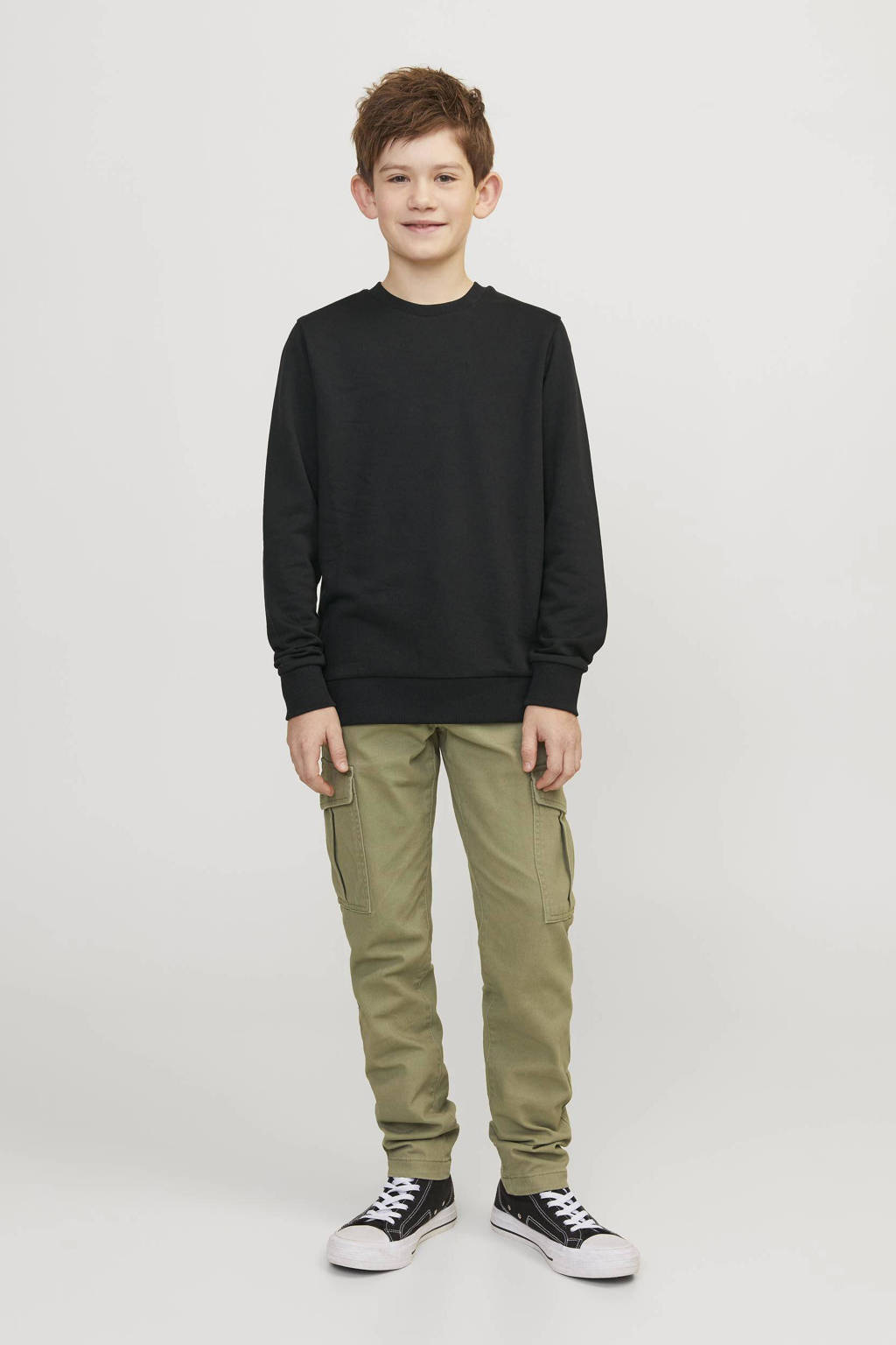 JACK & JONES sweater JJEBRADLEYzwart