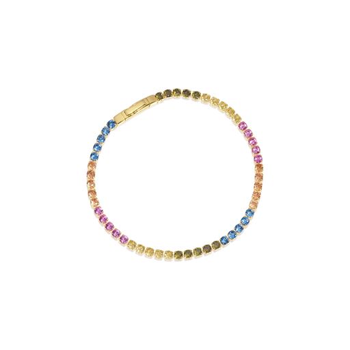 Sif Jakobs Jewellery Ellera Grande Armbånd, Guld/Multi, 19 cm