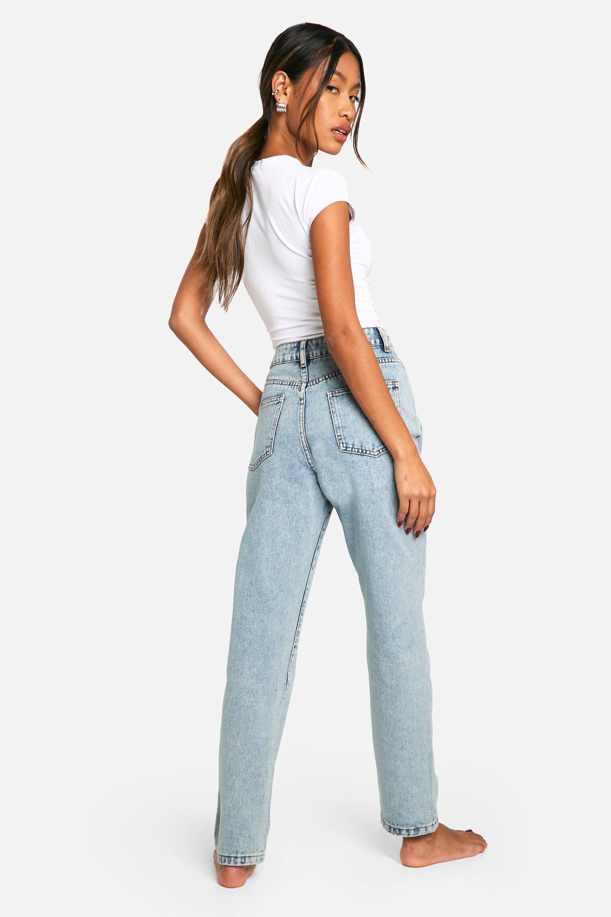 boohoo Boohoo Basics Jeans Slim Fit à Taille Haute