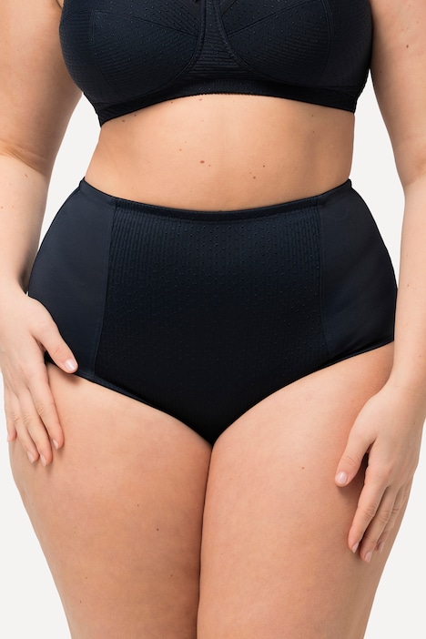 Miederhose, High Waist, Jacquard-Einsatz