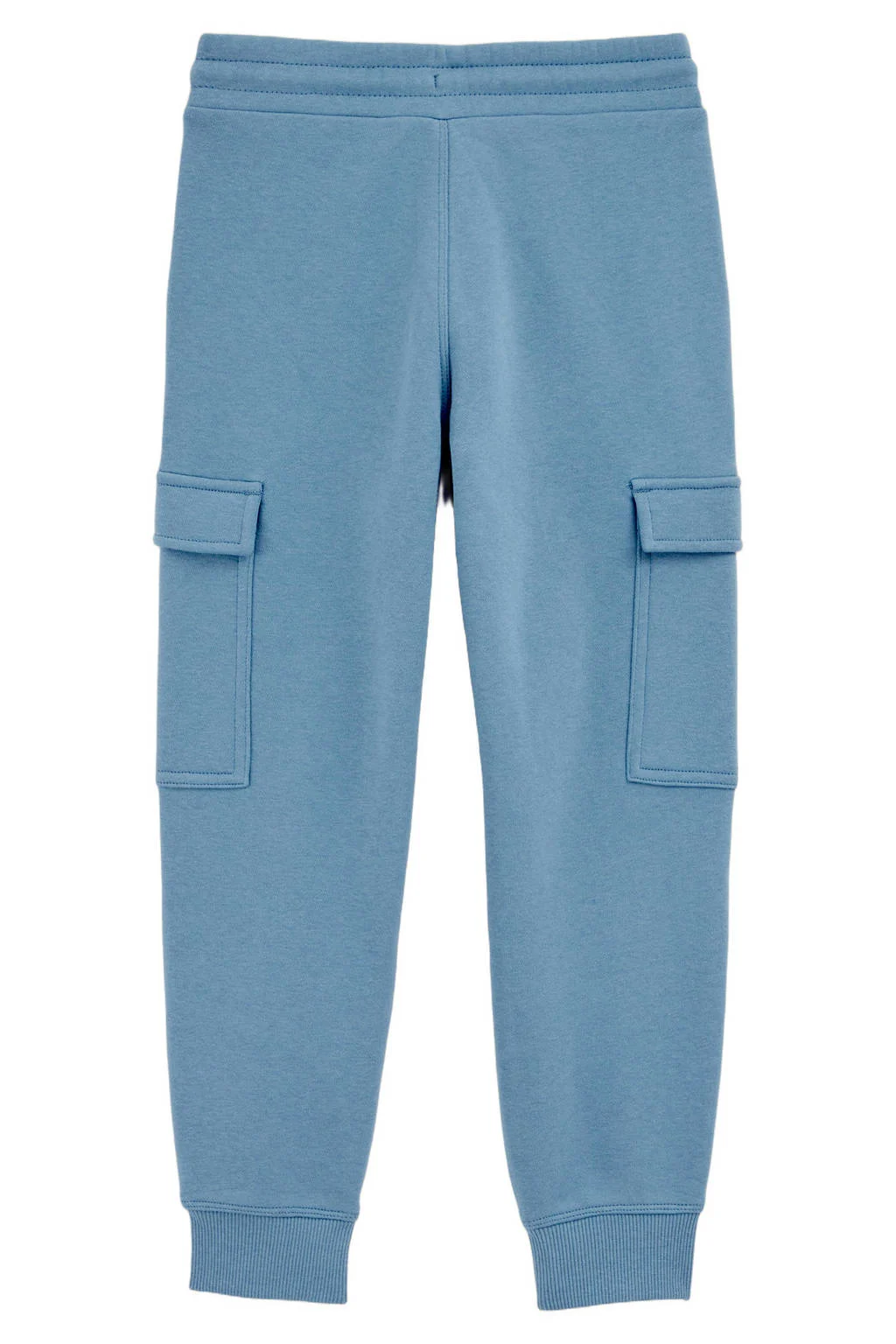 WE Fashion Blue Ridge slim cargo broek lichtblauw