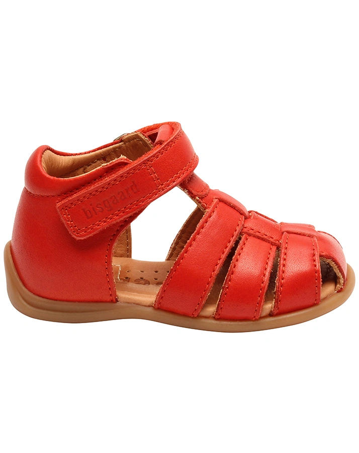 Lauflern-Sandalen CARLY mit Zehenschutz in red