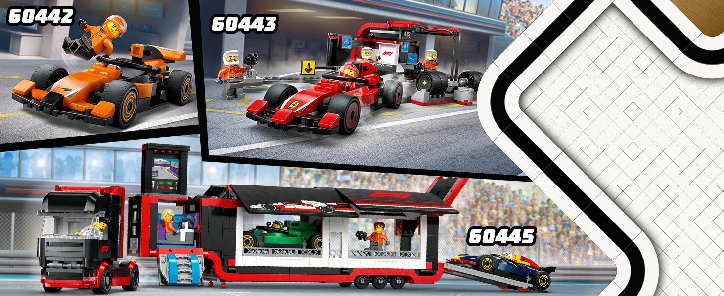 LEGO - LEGO City - F1®-lastbil med RB20 og AMR24 F1®-biler (60445)