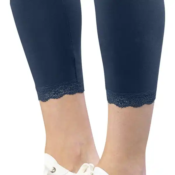 Leggings mit Spitze Gr. M