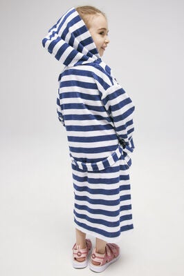Saltabad Badekåpe, Navy white