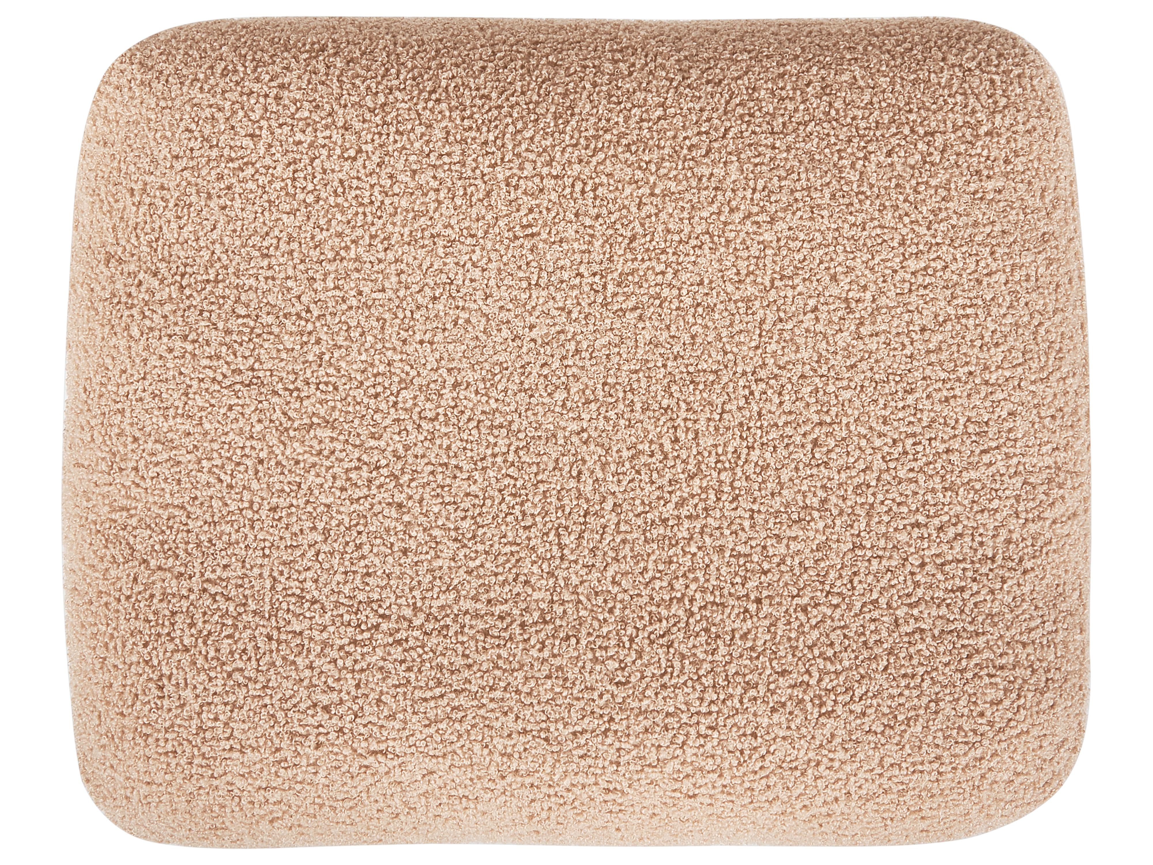 Linkszijdige chaise longue ARTHEZE Bouclé Beige
