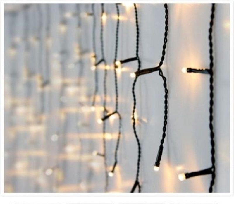 Koppelbare IJspegelverlichting - 160 LED - 3m - warm wit binnen/buiten verlichting
