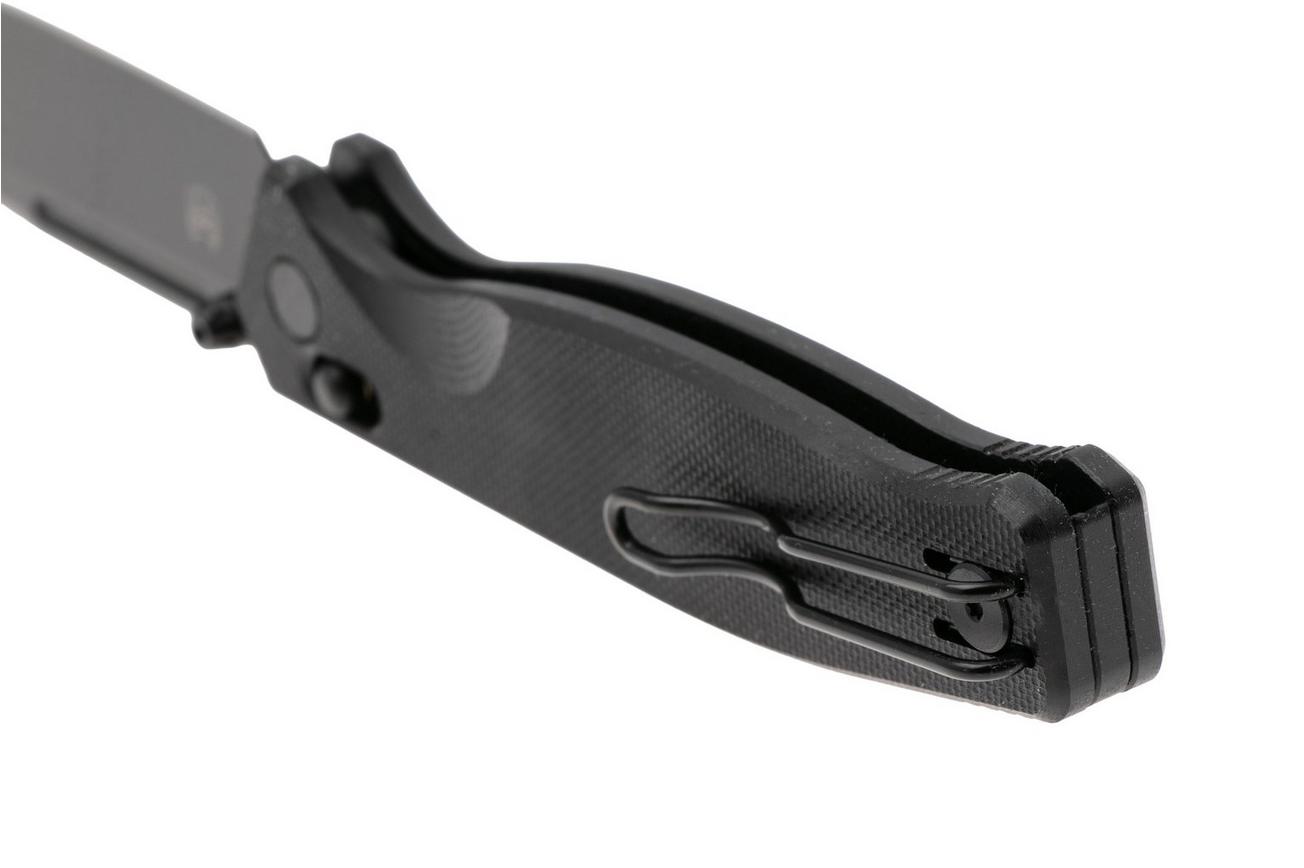 Real Steel Huginn Compact 7653BB, Black PVD VG-10, Black G10 zakmes, Ivan Braginets design