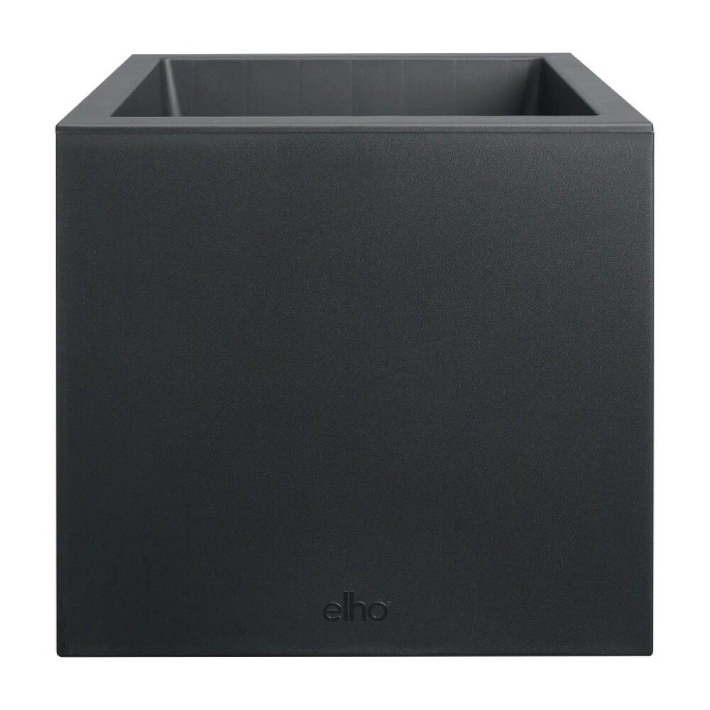UTEPOTTE ELHO VIVO NEXT SQUARE MED HJUL 30CM SVART