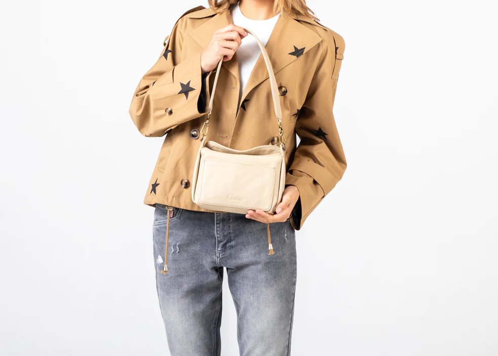 Chabo - Lucy Small Shoulder Bag - Creme