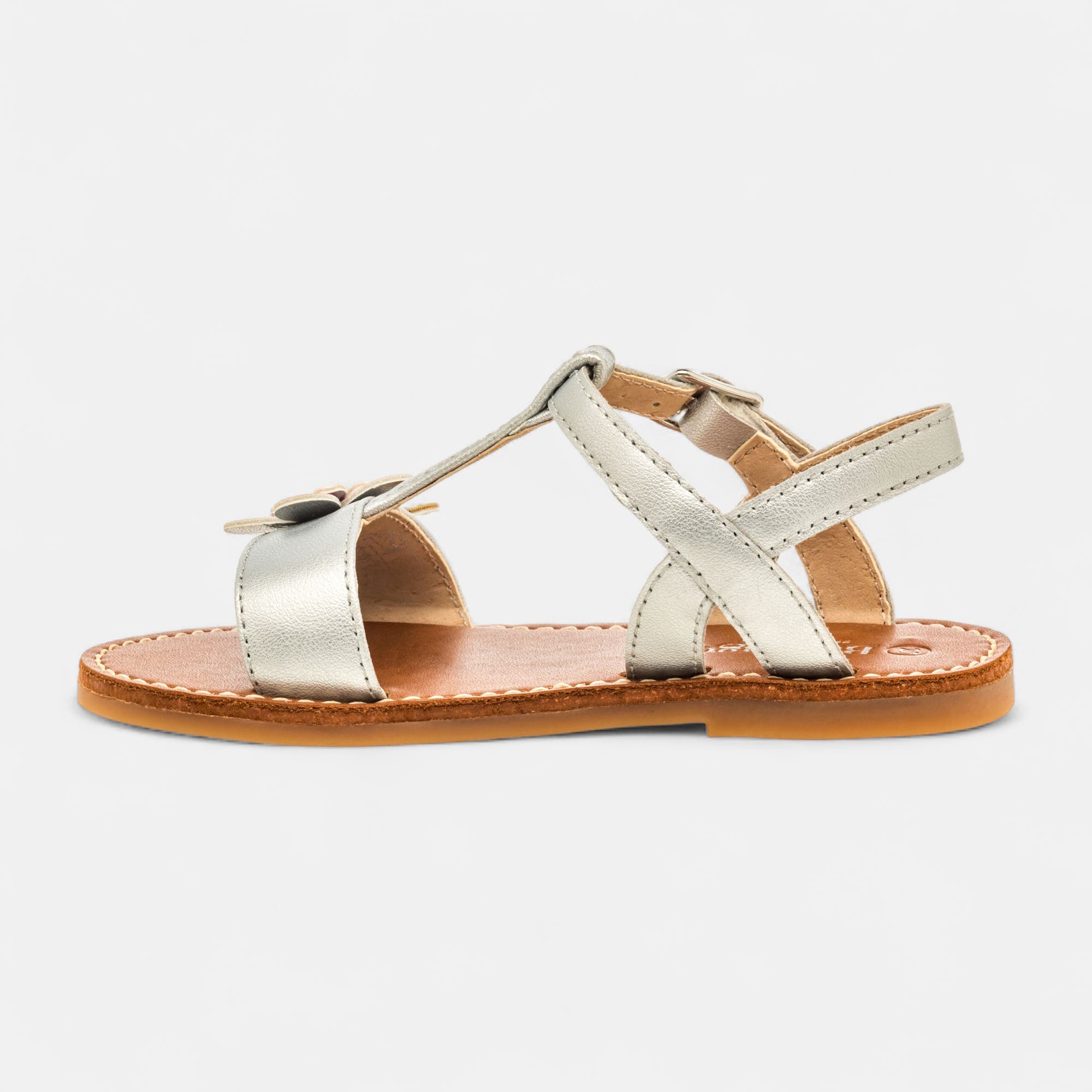 Nu-pieds Fille argent