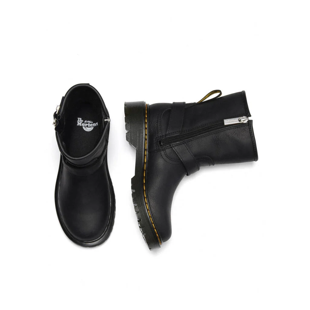 Dr. Martens Genaya Jleren bikerboots zwart