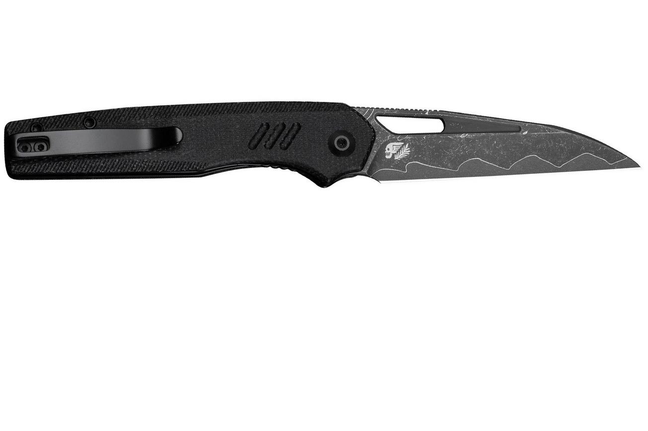 Civivi Guile C24062B-DS1 Damascus, Black Micarta, zakmes, Shawn Ashmore design