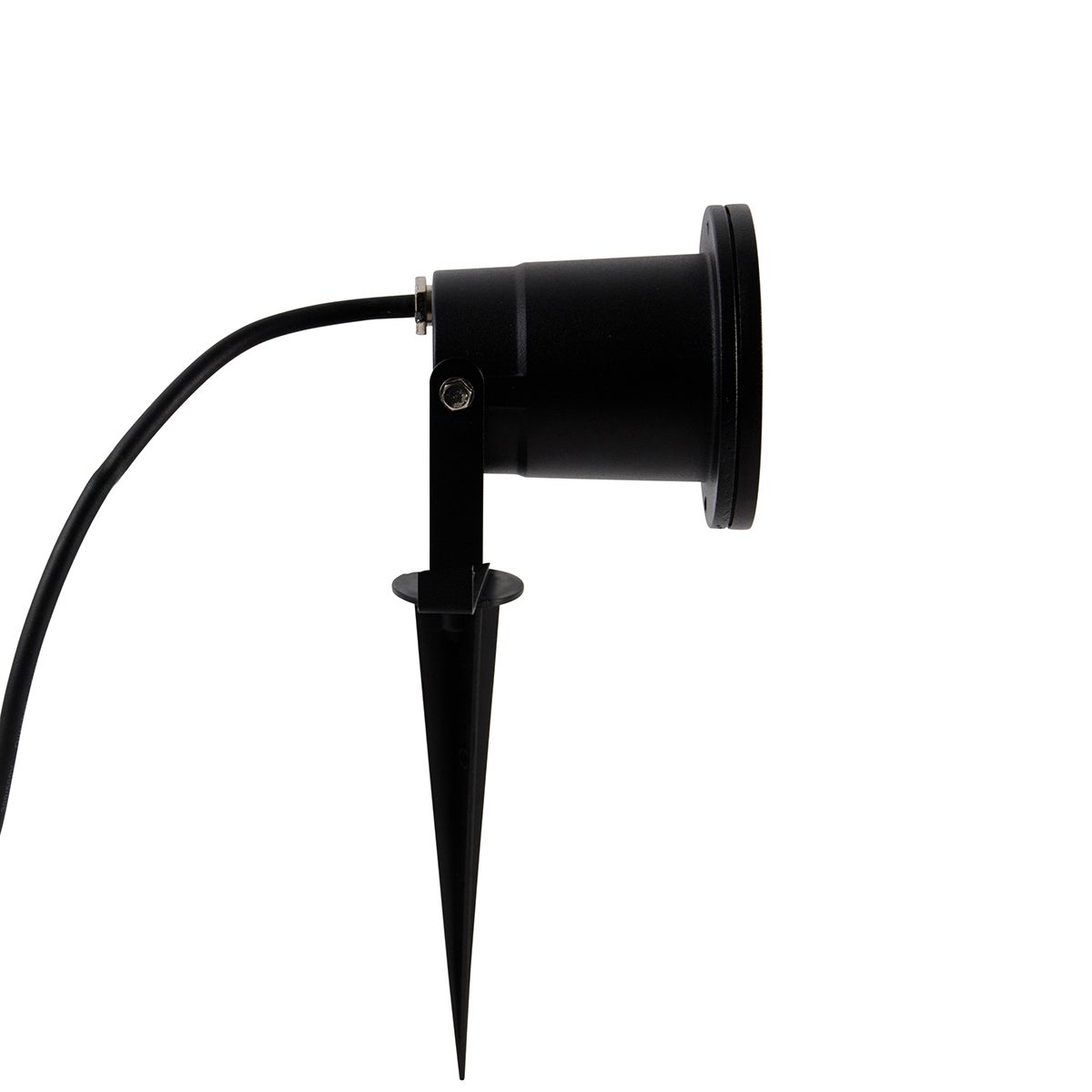 Tuinspot zwart incl. snoer en stekker 200 cm IP65 - Basic