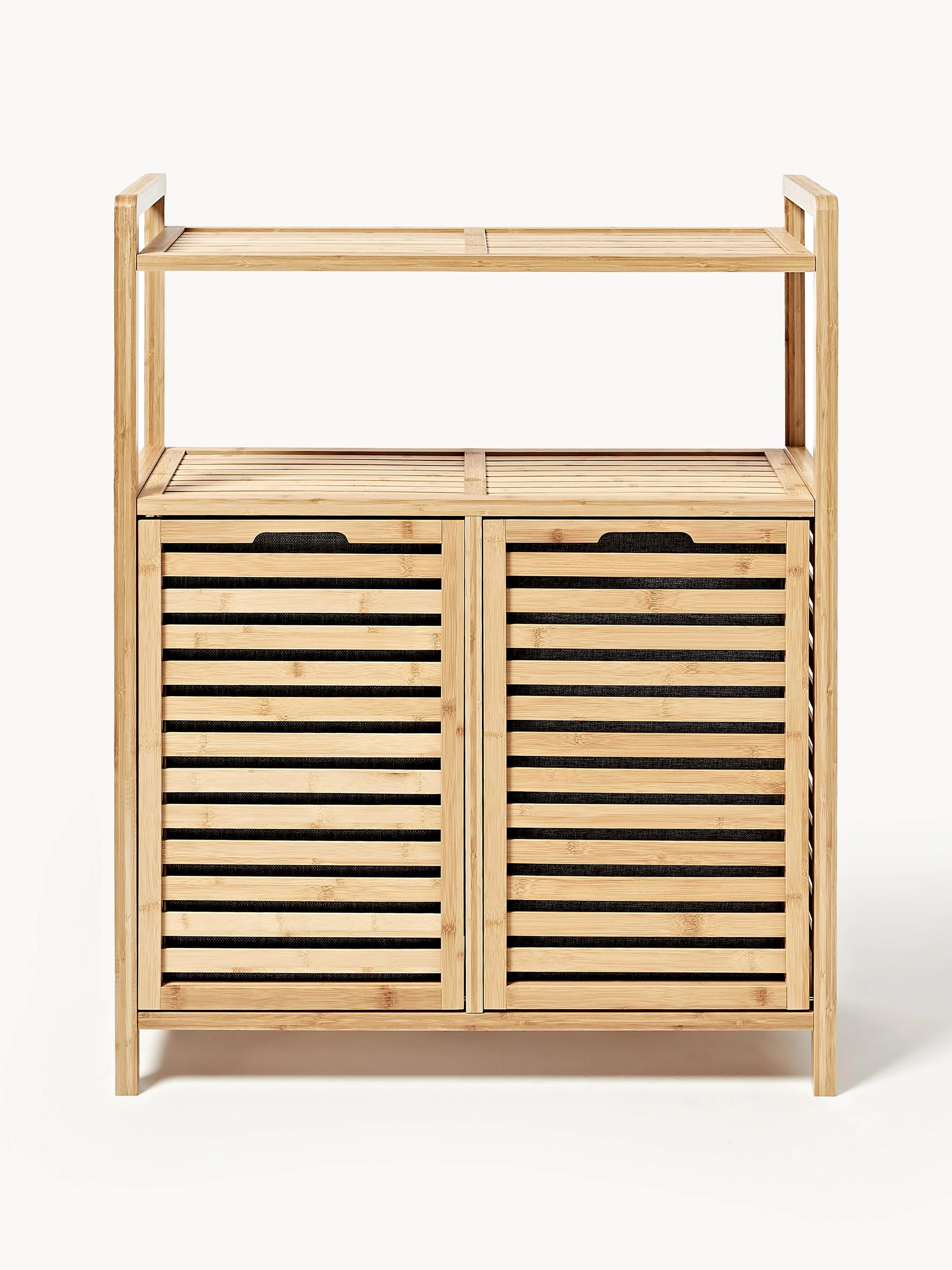 Bamboe badkamerplank Kit met wasmanden