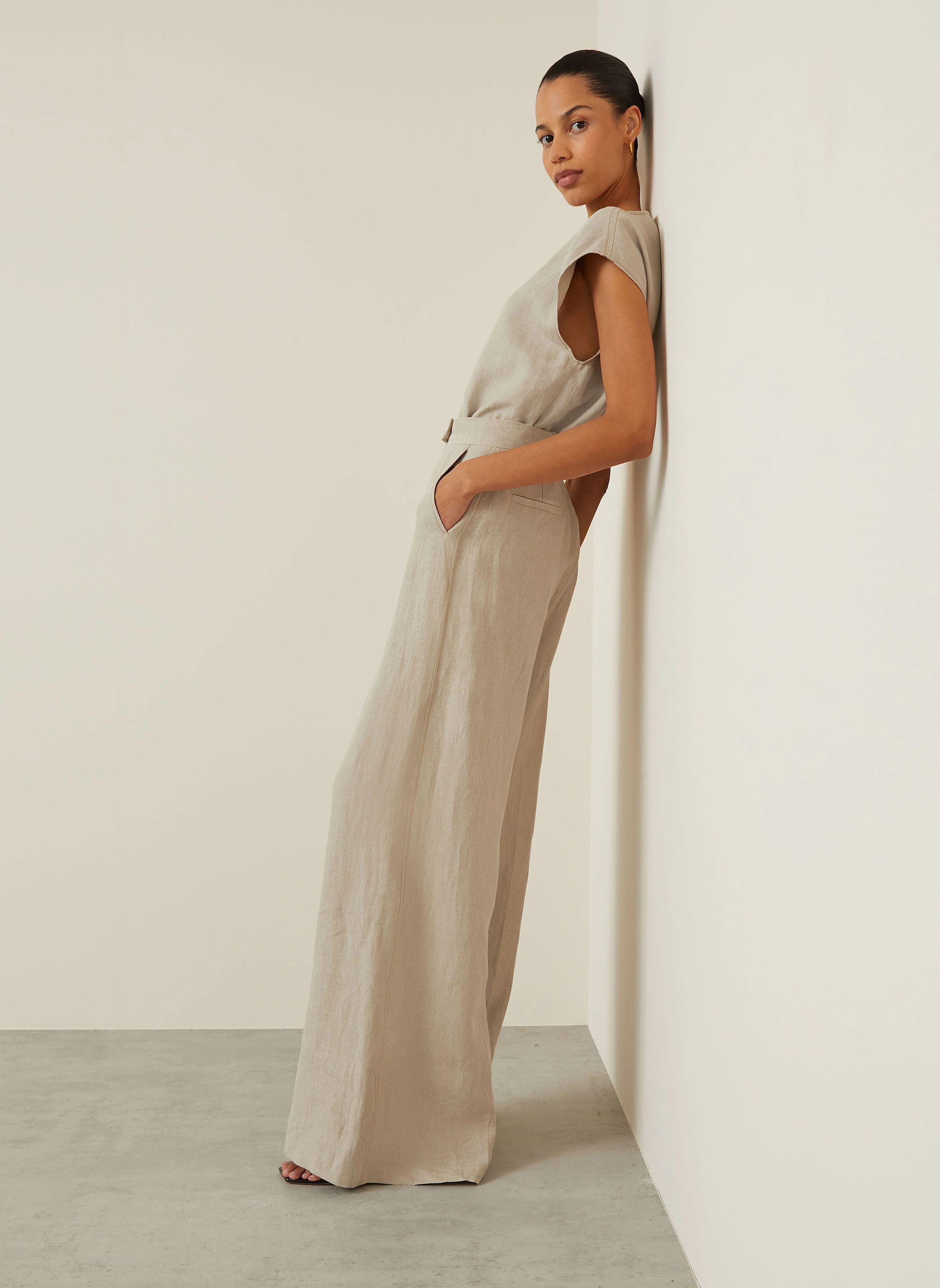 Max Mara Marlenehose SEQUOIA aus Leinen