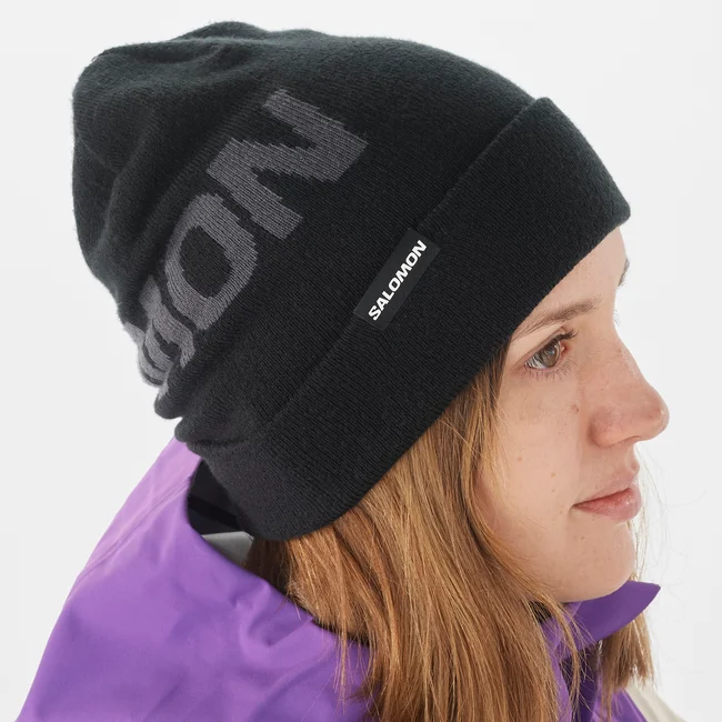 HERMITAGE BEANIE  Beaniemütze Unisex DEEPBLACK
