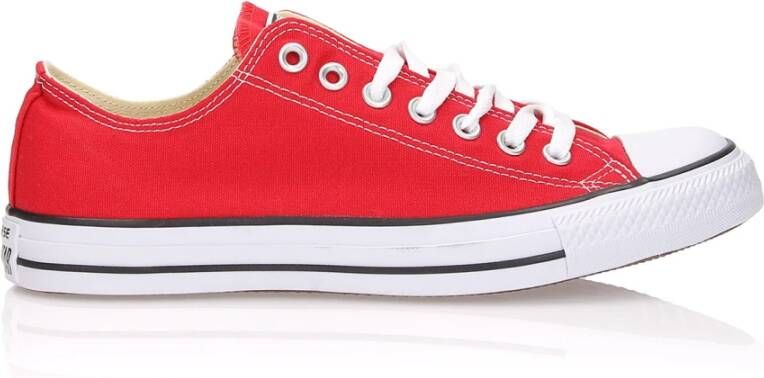 Converse Ctas Ox Schoenen Rood Maat: 42.5 Canvas Foot Locker