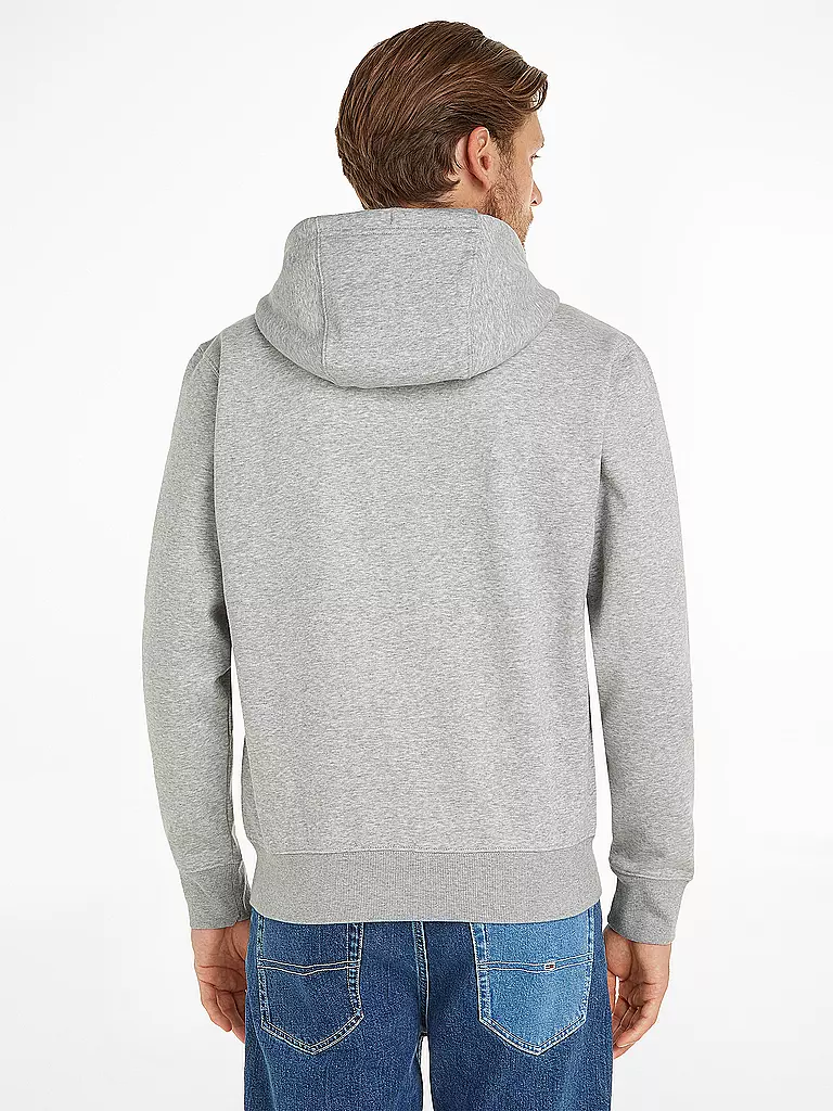 TOMMY JEANS Sweatjacke grau