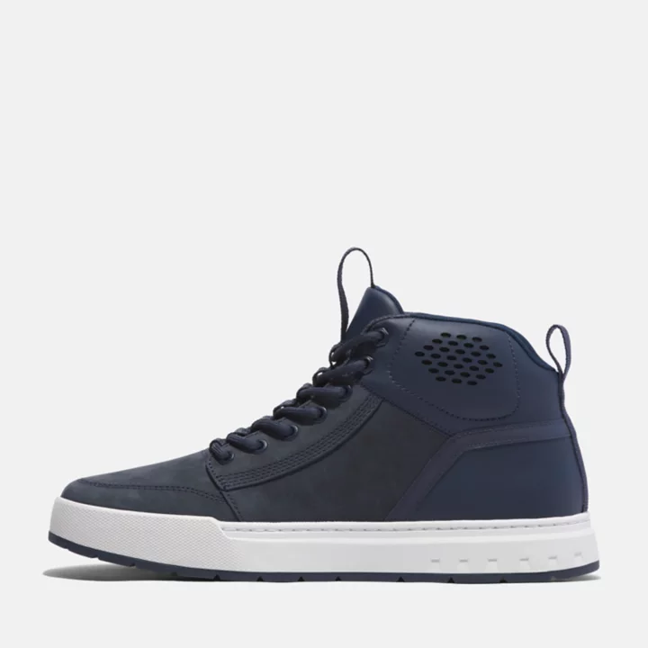 Bottine de randonnée mi-haute Maple Grove Sport pour homme en bleu marine