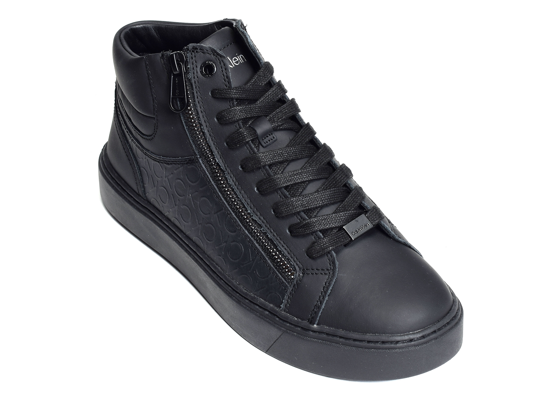 High top lace up 0812 noir