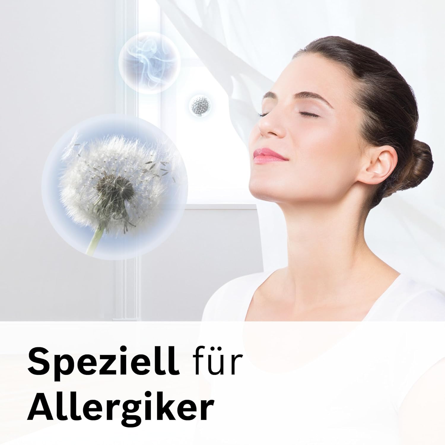 Bosch Staubsauger mit Beutel Serie 8 BGL75XPRQ, für Allergiker, Hygiene-Filter, 10 Jahre Motorgarantie, Hartbodendüse, XXL-Polsterdüse, XXL-Fugendüse, langes Kabel, Made in Germany, leise, 750 W, grau
