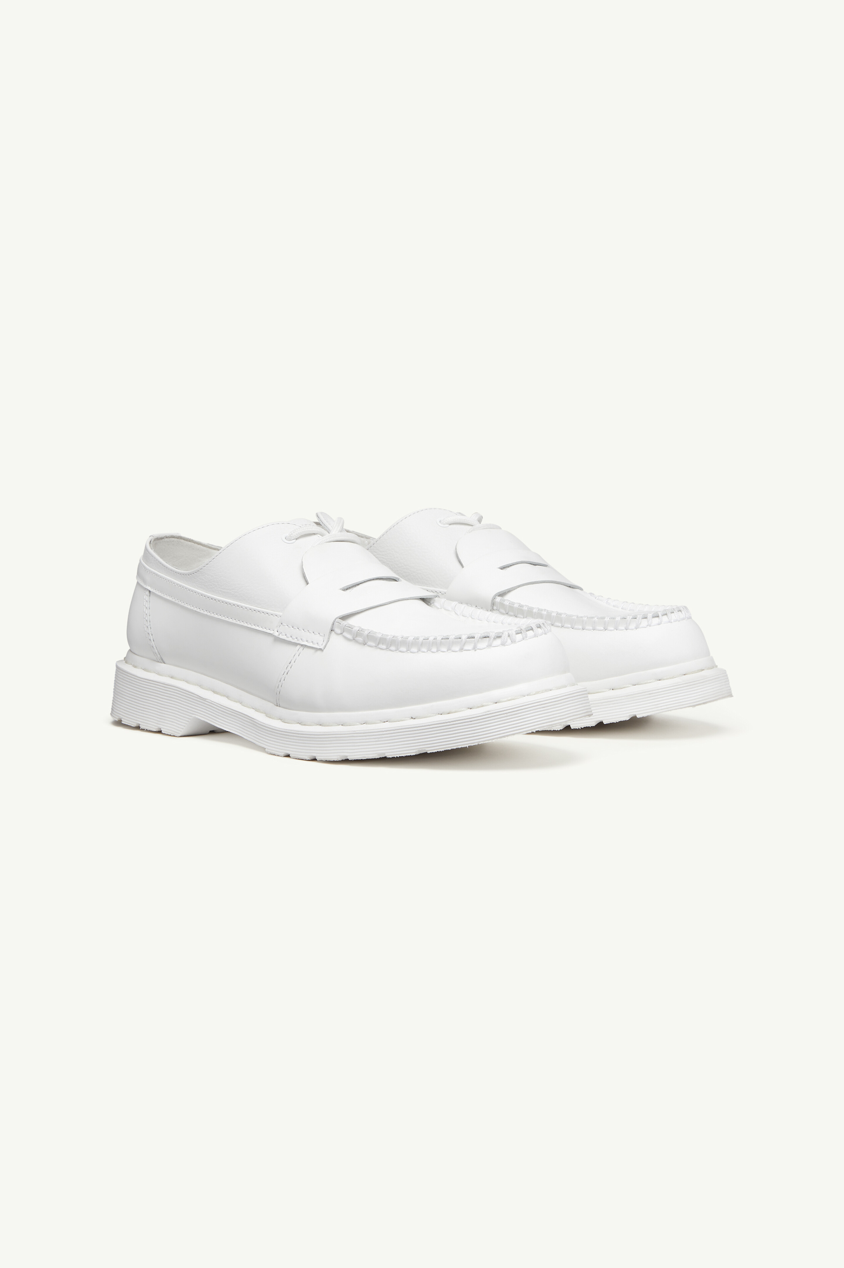 Bottes MM6 X Dr. Martens en cuir vintage pour femme | MM6 Blanc