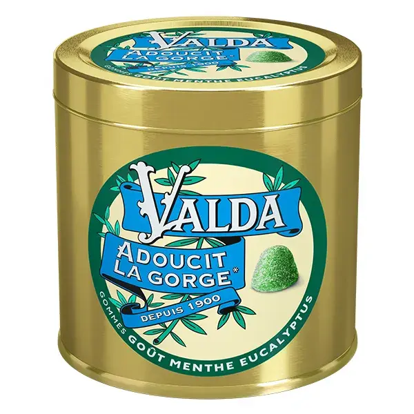 Açúcares Valda sabor menta e eucalipto - 140 g