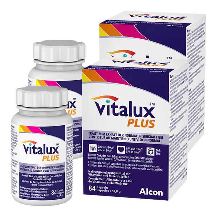 Vitalux Plus Kapseln, 2x84 St