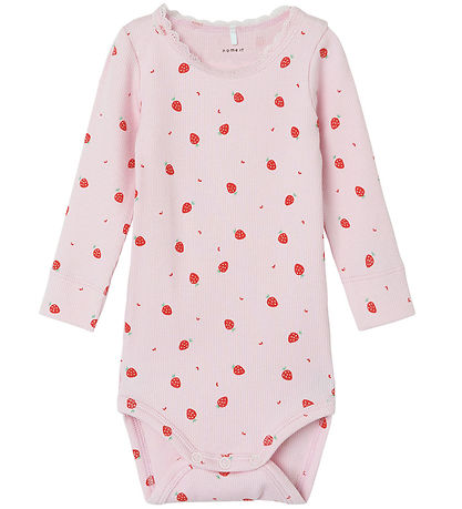 Name It Body l/æ - Rib - NbfDabua - Parfait Pink m. Jordb?r
