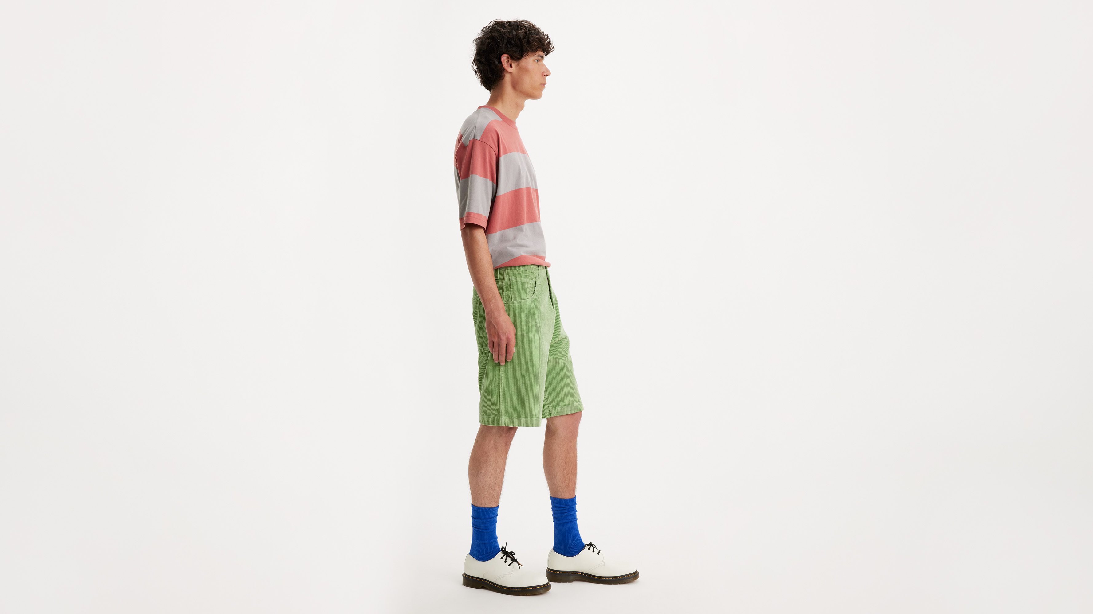 Levi's® Skateboarding Drop-In short velours - Jade Green - Vert
