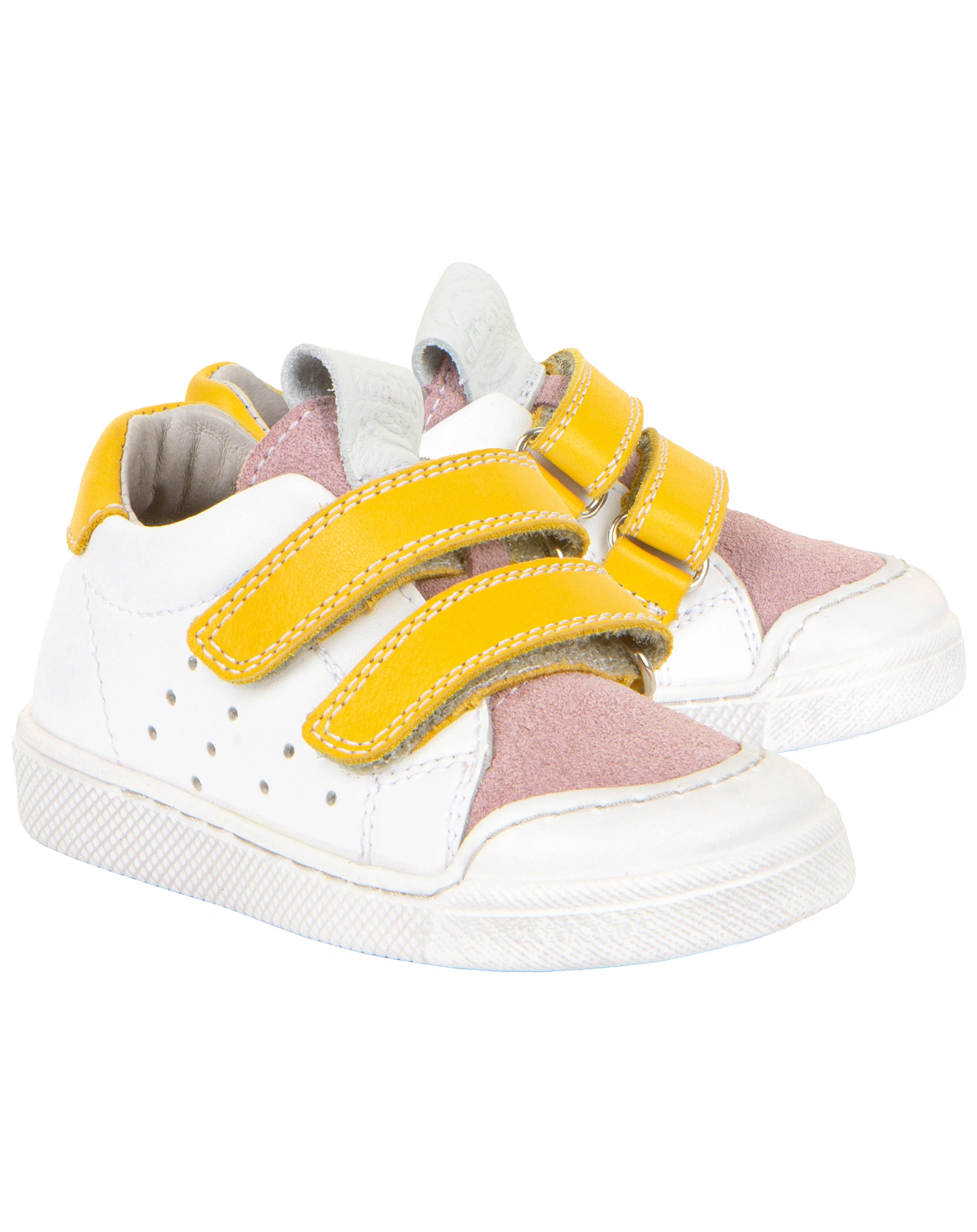 Klett-Halbschuhe ROSARIO RECYCLED in white/yellow