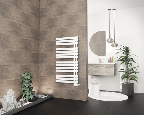 SCHULTE designradiator Breda 1060x600 mm alpinewit, aansluiting linksonder