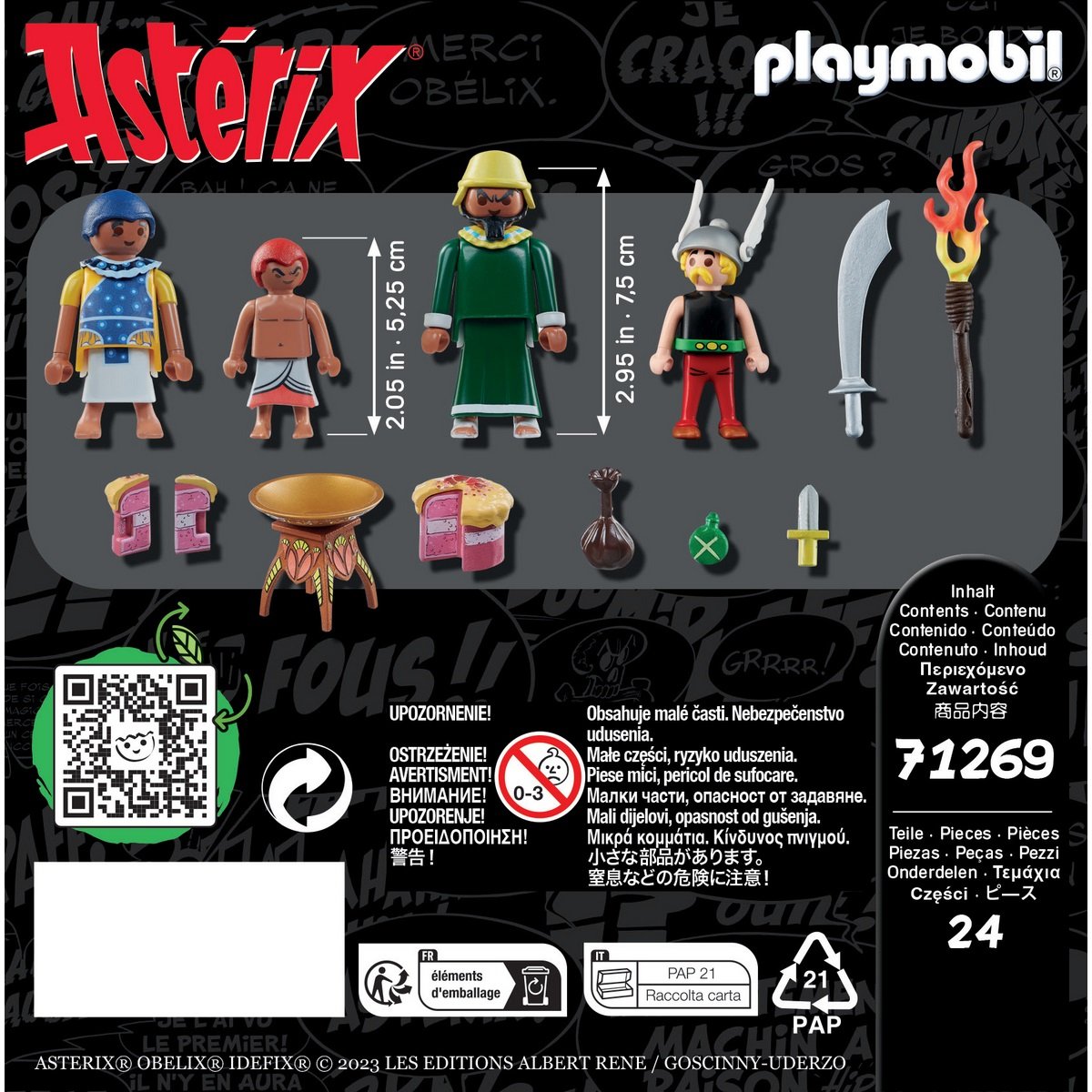 Amonbofis gâteau empoisonné Playmobil Astérix 71269