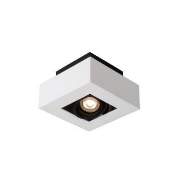 Lucide XIRAX plafondspot LED Dim to warm GU10 2200K/3000K Wit