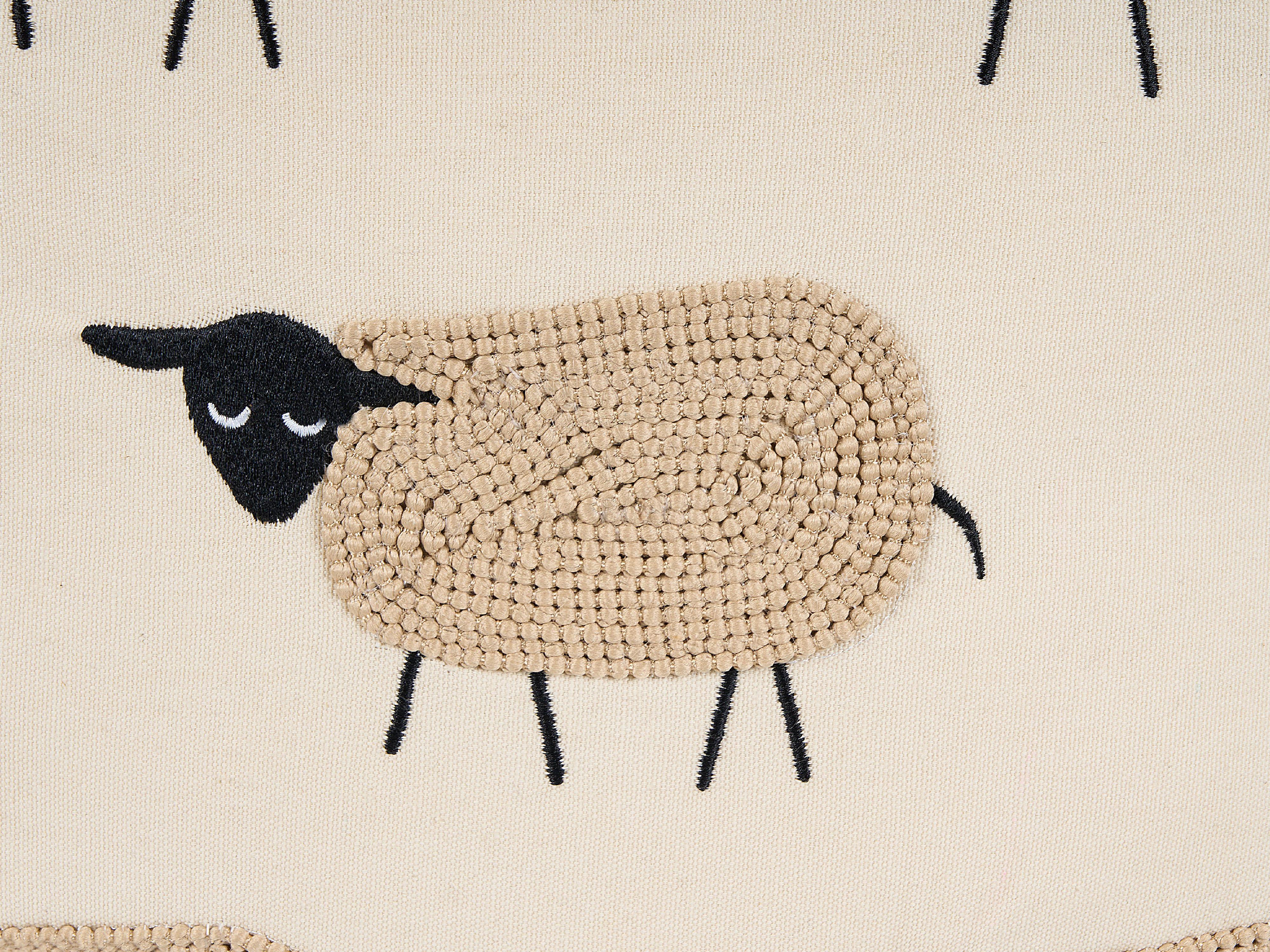 Set van 2 sierkussens BANNU Bouclé 45 x 45 cm Beige